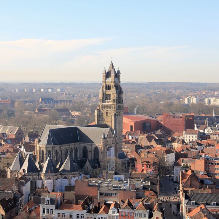Bruges top view